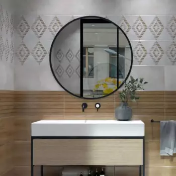 Плитка настенная Нефрит-Керамика Эни 30x60 см 1.8 м матовая цвет коричневый дерево