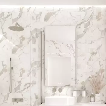 Плитка настенная Нефрит-Керамика Laurel 30x60 см 1.8 м глянцевая цвет белый