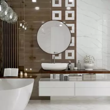 Плитка настенная Нефрит-Керамика Луксор 30x60 см 1.8 м глянцевая цвет коричневый дерево