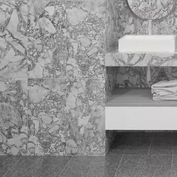 Плитка настенная Нефрит Ситали 30х60 см 1.8 м² мрамор цвет белый