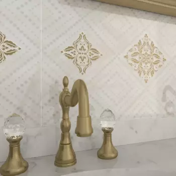 Плитка настенная Шахтинская Плитка Тиана 02 25x40 см 1.4 м глянцевая цвет бежевый геометрия