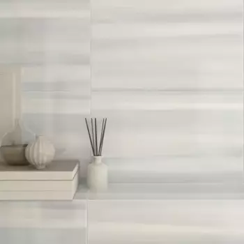 Плитка настенная Шахтинская Плитка Восток 04 25x40 см 1.4 м глянцевая цвет голубой/серый/белый