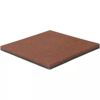 Плитка резина 500x500x30 мм коричневая