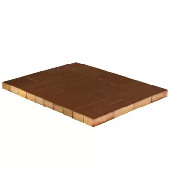 Плитка тротуарная BRAER прямоугольник 200x100 мм цвет коричневый толщина 40 мм