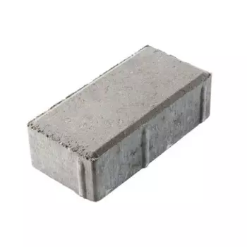Плитка тротуарная брусчатка 200x100x60 мм серый
