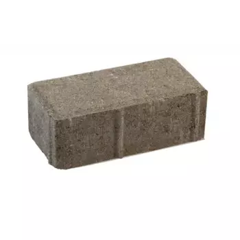 Плитка тротуарная брусчатка 200x100x80 мм серый