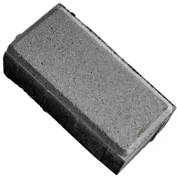 Плитка тротуарная брусчатка Кирпичик 200x100x40 мм серый