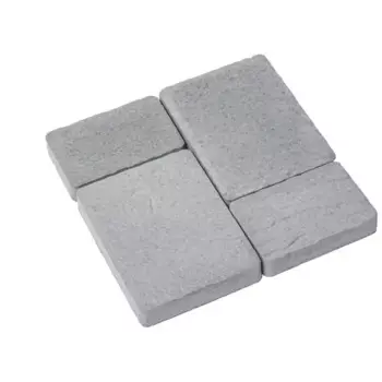 Плитка тротуарная Эльбрус малый 100x150x30 мм серый