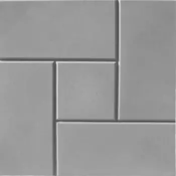 Плитка тротуарная Калифорния 300x300x30 мм цвет серый