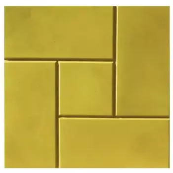 Плитка тротуарная Калифорния 300x300x30 мм цвет желтый
