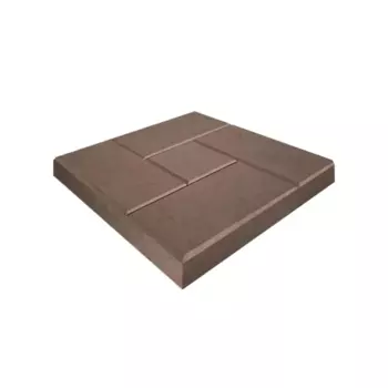 Плитка тротуарная Калифорния 300x300x30 мм коричневый