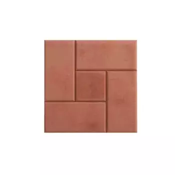 Плитка тротуарная Калифорния 300x300x30 мм красный