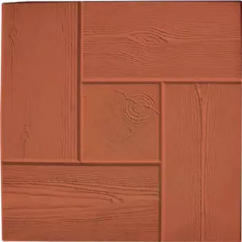 Плитка тротуарная Калифорния 300x300x30 мм красный