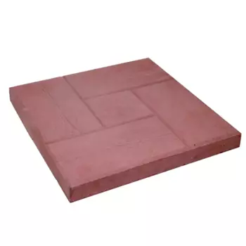 Плитка тротуарная Калифорния дерево 300x300x30 мм красный