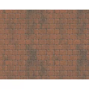 Плитка тротуарная Классико 2П Терракота Extra 1150x920x40 мм цвет терракота