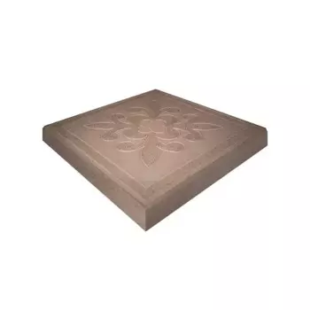 Плитка тротуарная Краковская 300x300x30 мм коричневый