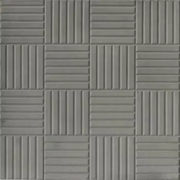 Плитка тротуарная «Паркет» 300x300x30 мм цвет серый