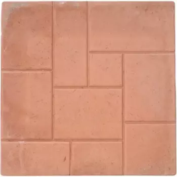 Плитка тротуарная Тетрис 30x300x300 мм красный