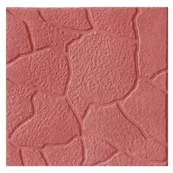 Плитка тротуарная Тучка 300x300x30 мм цвет красный