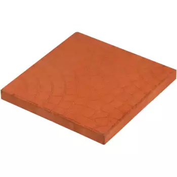 Плитка тротуарная «Тучка», 300x300x30 мм цвет красный