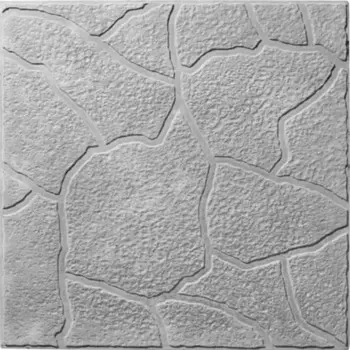 Плитка тротуарная Тучка 300x300x30 мм цвет серый