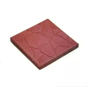 Плитка тротуарная Тучка 300x300x30 мм красный