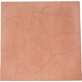 Плитка тротуарная Тучка 30x300x300 мм красный