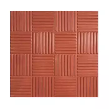 Плитка тротуарный Паркет 30x30x3 мм красный