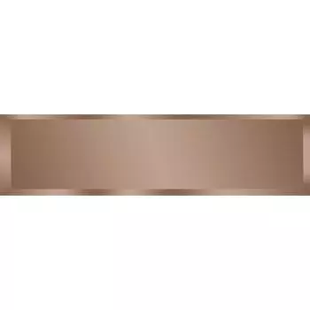 Зеркальная плитка Omega Glass NNLM41 прямоугольная 40x10 см глянцевая цвет бронза 1 шт.