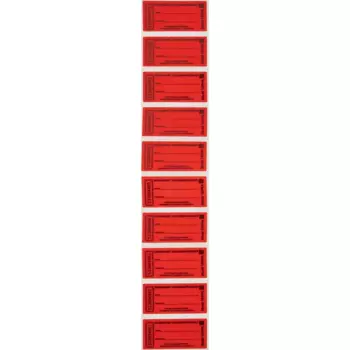 Пломба наклейка Европартнер матовая не оставляющая след 20x40 мм 10 шт.