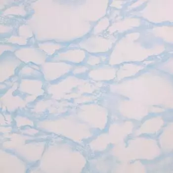 Плёнка самоклеящаяся Мрамор 0.45x8 м цвет голубой