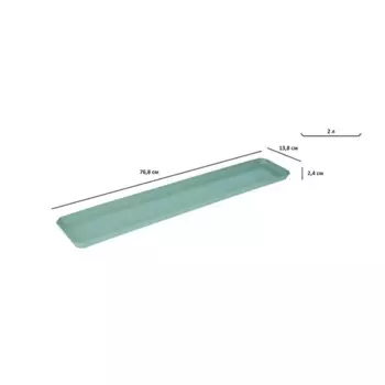 Поддон для балконного ящика Ingreen 80 см цвет эвкалиптовый рассвет