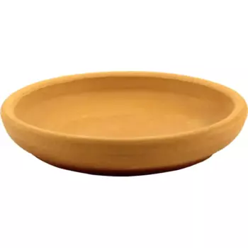 Поддон для горшка 19 см, глина, цвет коричневый