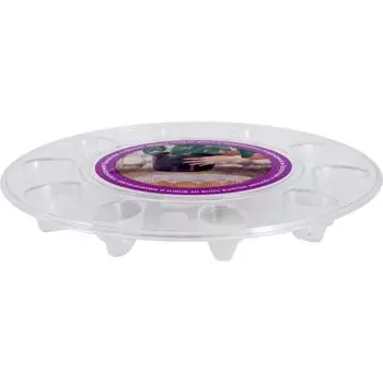 Поддон для горшка D12, пластик, Белый