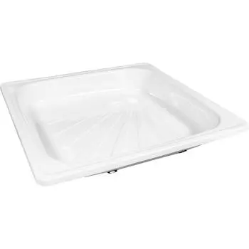 Душевой поддон стальной 90x90 см квадратный