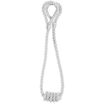 Подхват для штор Шишка 167 60 см металл цвет белый