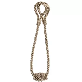 Подхват для штор Шишка 167 60 см металл цвет бежевый