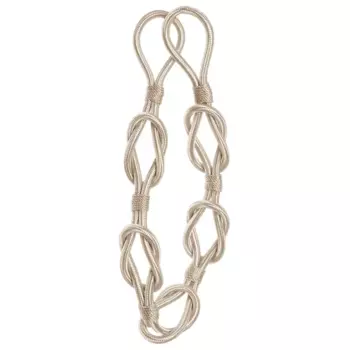 Подхват для штор Узлы 153 60 см металл цвет бежевый