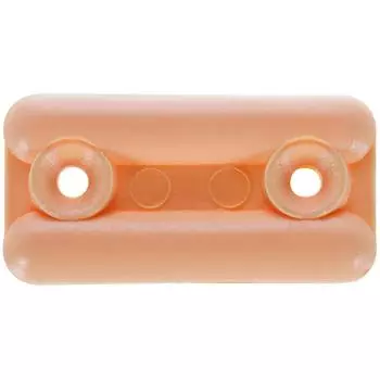 Подпятник прямоугольный 18x35 см пластик цвет сосна 8 шт.