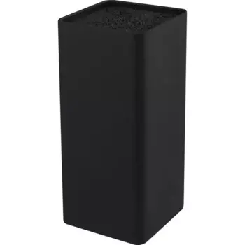 Подставка для ножей 1 отсек Mallony 10х10х22.5 см полипропилен цвет черный