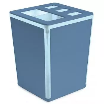 Подставка для зубных щёток Berossi Spacy пластик цвет васильковый голубой