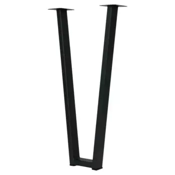 Подстолье для кухонного стола Duckanddog Трапеция 71 см сталь окрашенная цвет черный