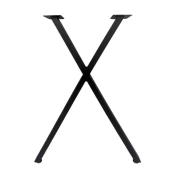 Подстолье для обеденного и письменного стола 71 см сталь цвет черный сатинированный