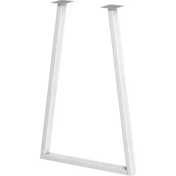 Подстолье для рабочей поверхности 85 см оцинкованная сталь цвет белый глянцевый