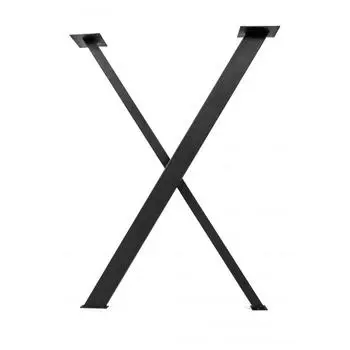 Подстолье для рабочей поверхности Лофт 71x55 см сталь цвет чёрный, 1 шт.