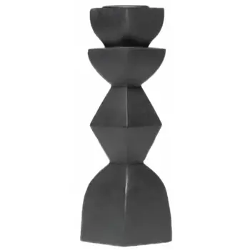 Подсвечник 4x14.5 см черный