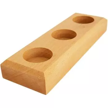 Подсвечник для трех чайных свечей, цвет бежевый