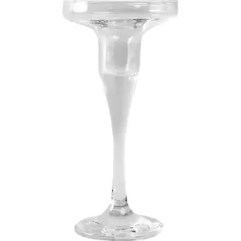 Подсвечник Pasabahce Бейзик 1 свеча стекло цвет прозрачный