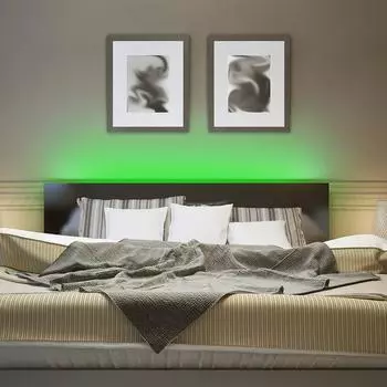 Подсветка контурная 2 м свет зелёный