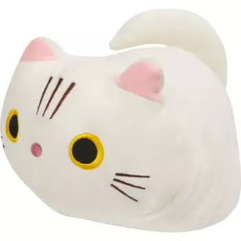 Подушка-антистресс Котик 1 17x30 см цвет белый
